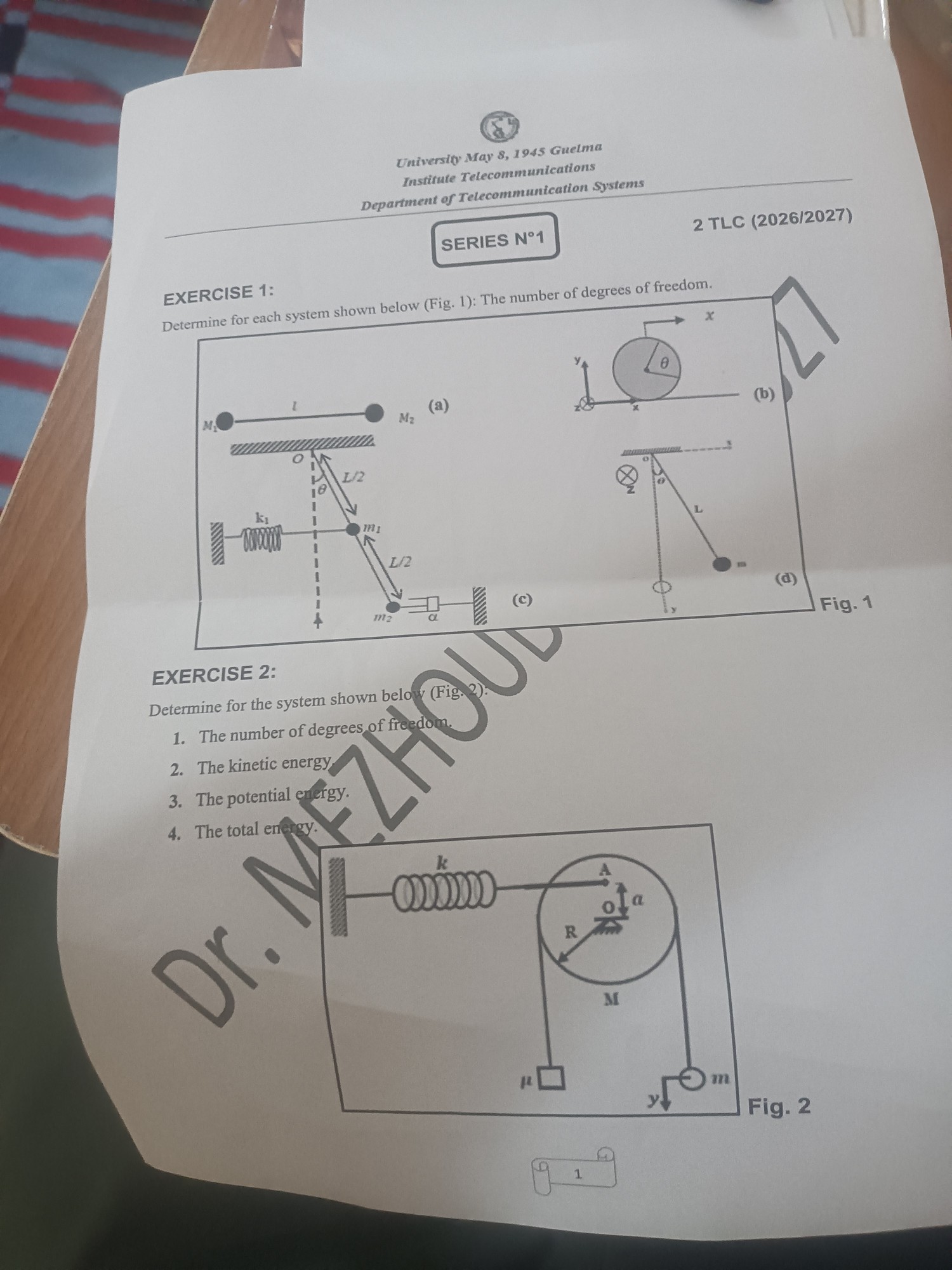 exercise page